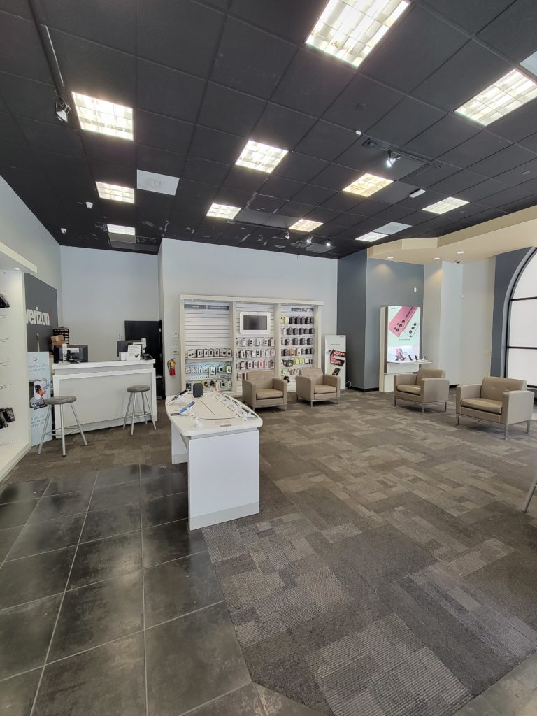 Interior of Victra Verizon Authorized Retail Store in Thousand Oaks Hillcrest, CA.