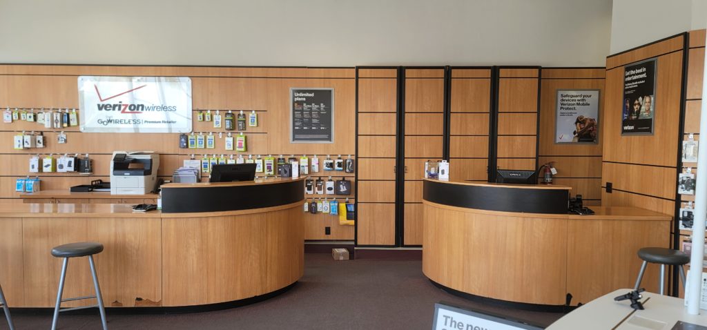 Interior of Victra Verizon Authorized Retail Store in Steamboat Springs Central, CO.