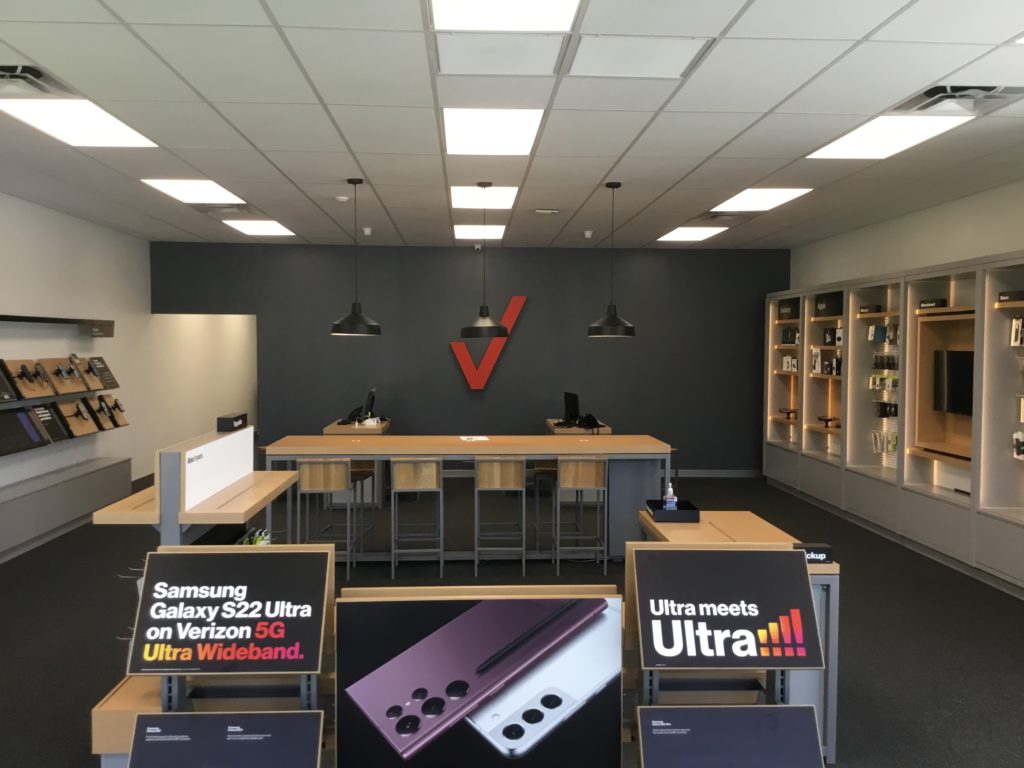 Interior of Victra Verizon Authorized Retail Store in Homosassa, FL.