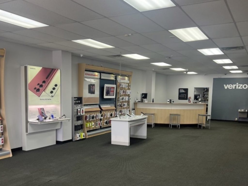 Interior of Victra Verizon Authorized Retail Store in Pensacola Sorrento, FL.