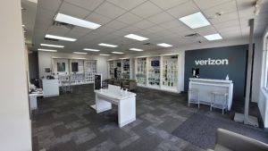 Interior of Victra Verizon Authorized Retail Store in Port Charlotte, FL.