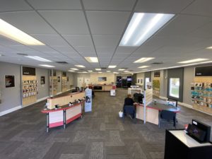 Interior of Victra Verizon Authorized Retail Store in Sarasota, FL.