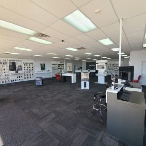 Interior of Victra Verizon Authorized Retail Store in Dallas, GA.