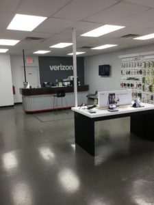 Interior of Victra Verizon Authorized Retail Store in Gray, GA.