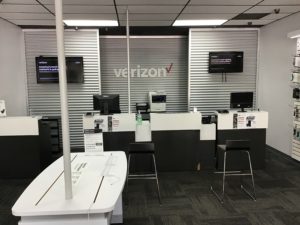 Interior of Victra Verizon Authorized Retail Store in McDonough, GA.