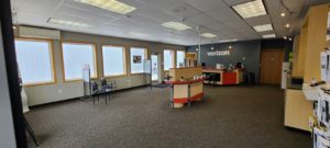 Interior of Victra Verizon Authorized Retail Store in Osage, IA.
