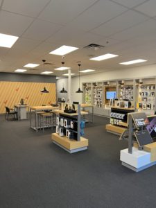 Interior of Victra Verizon Authorized Retail Store in Meridian, ID.