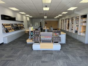Interior of Victra Verizon Authorized Retail Store in Rigby, ID.
