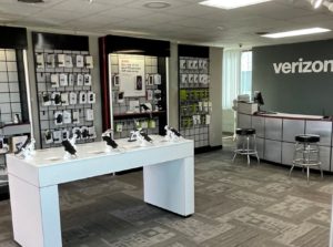 Interior of Victra Verizon Authorized Retail Store in Marysville, KS.