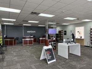 Interior of Victra Verizon Authorized Retail Store in Danville, KY.