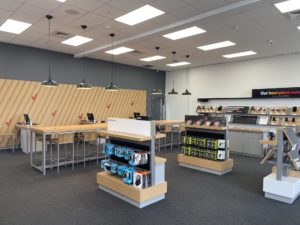 Interior of Victra Verizon Authorized Retail Store in Murray, KY.