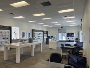 Interior of Victra Verizon Authorized Retail Store in Somerset, KY.