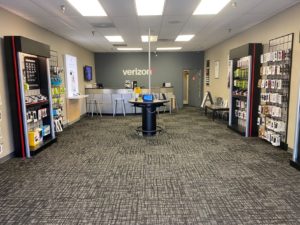 Interior of Victra Verizon Authorized Retail Store in Taylor Mill, KY.