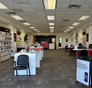 Interior of Victra Verizon Authorized Retail Store in Opelousas, LA.
