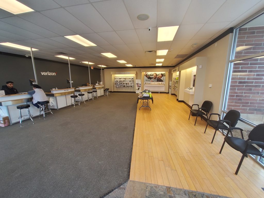 Interior of Victra Verizon Authorized Retail Store in Clarkston, MI.
