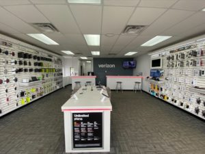 Interior of Victra Verizon Authorized Retail Store in Davison, MI.