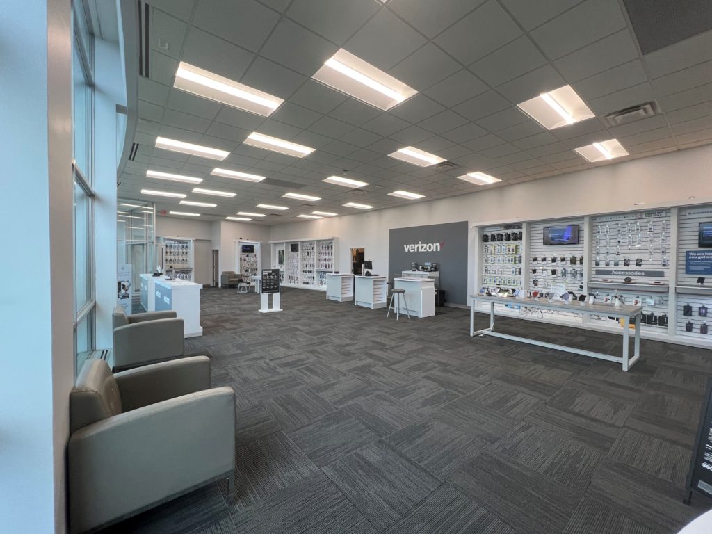 Interior of Victra Verizon Authorized Retail Store in Waterford, MI.