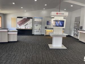 Interior of Victra Verizon Authorized Retail Store in Hamilton, MT.