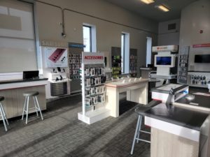 Interior of Victra Verizon Authorized Retail Store in Polson, MT.