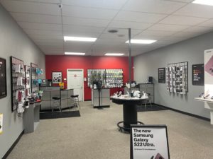 Interior of Victra Verizon Authorized Retail Store in Alliance, NE.