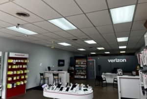 Interior of Victra Verizon Authorized Retail Store in Geneva, NE.