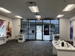 Interior of Victra Verizon Authorized Retail Store in Belmont, NH.