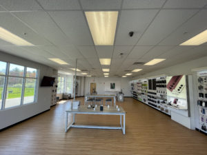 Interior of Victra Verizon Authorized Retail Store in Derry, NH.