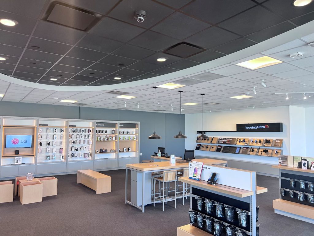 Interior of Victra Verizon Authorized Retail Store in Rio Rancho, NM.