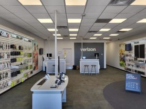 Interior of Victra Verizon Authorized Retail Store in Silver City, NM.