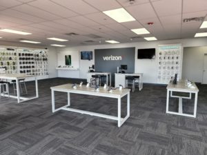 Interior of Victra Verizon Authorized Retail Store in Henderson Windmill, NV.