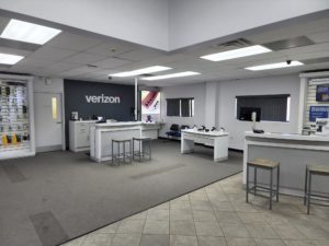 Interior of Victra Verizon Authorized Retail Store in Salt Point, NY.