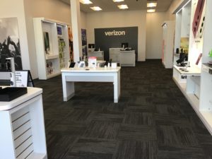 Interior of Victra Verizon Authorized Retail Store in Powell, OH.