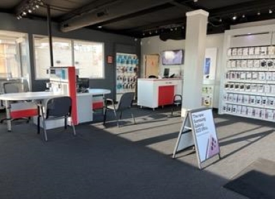 Interior of Victra Verizon Authorized Retail Store in Gaffney, SC.