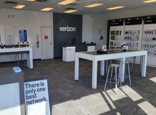 Interior of Victra Verizon Authorized Retail Store in Salt Lake City South, UT.