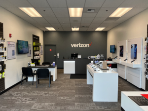 Interior of Victra Verizon Authorized Retail Store in Lacey, WA.