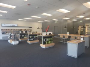 Interior of Victra Verizon Authorized Retail Store in Port Orchard, WA.