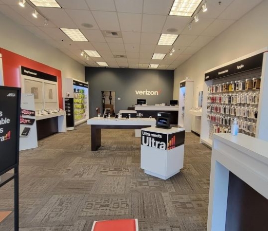 Interior of Victra Verizon Authorized Retail Store in Seattle 15th, WA.