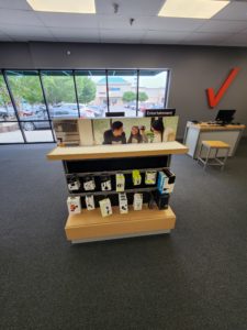 Interior of Victra Verizon Authorized Retail Store in Midlothian, VA.