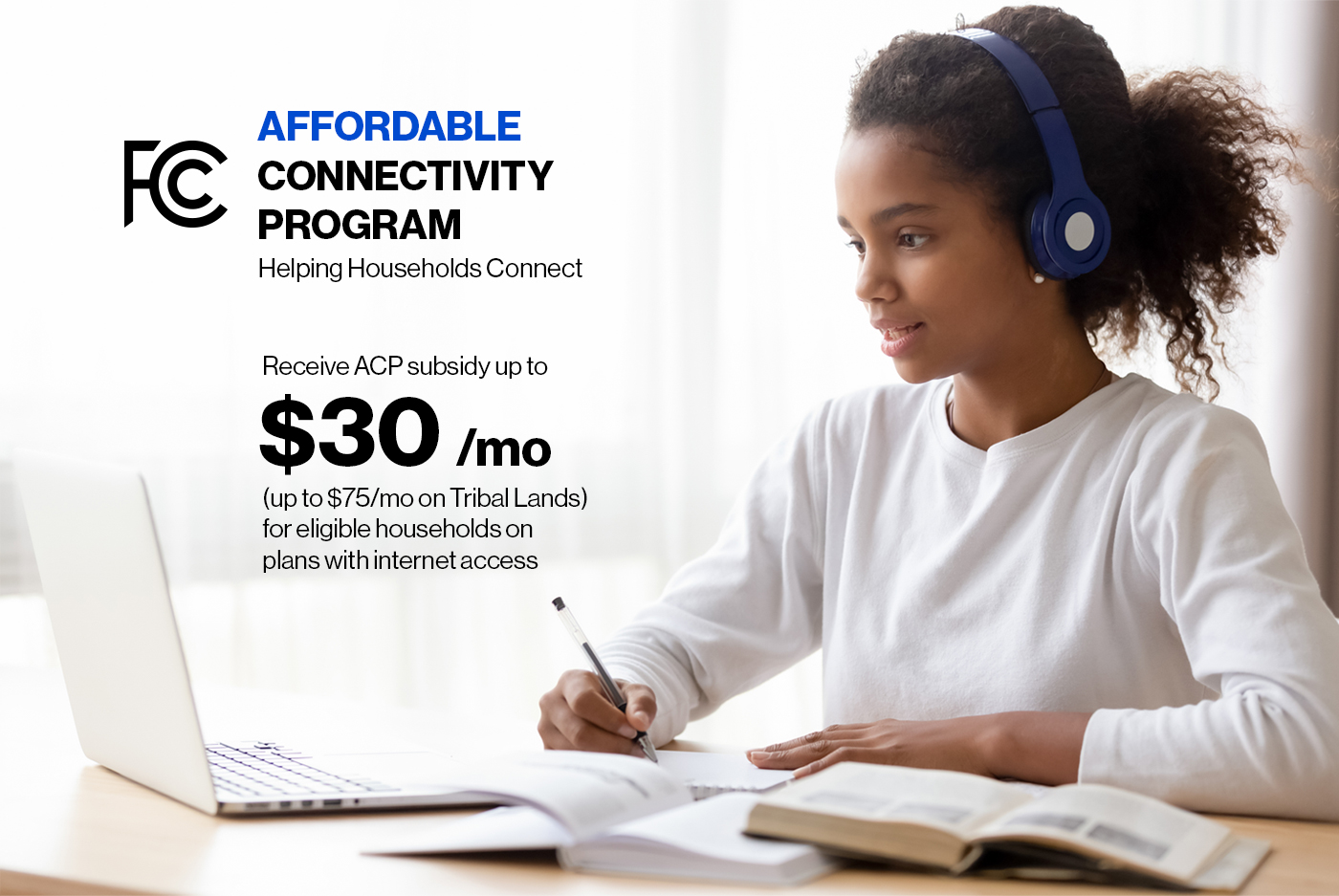 ACP FCC Affordable Connectivity Program $30 monthly Internet Subsidy for Eligible Households and Families