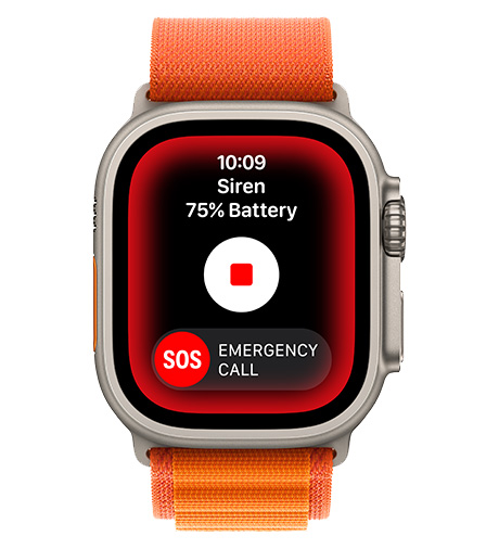 Apple Watch Ultra SOS calls