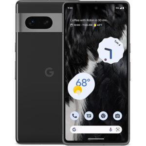 Google Pixel 7 front and back view