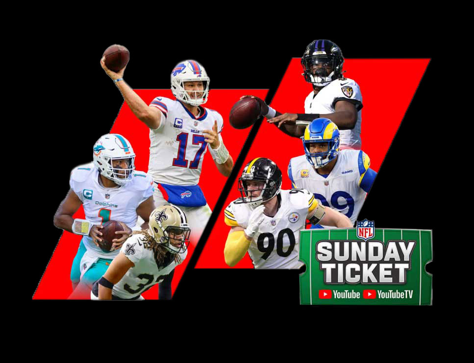 Get NFL Sunday Ticket on   and   TV on Verizon 