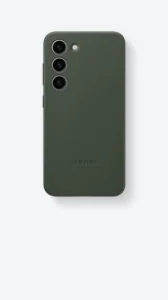 Galaxy S23 Case - Leather Case Option in Green