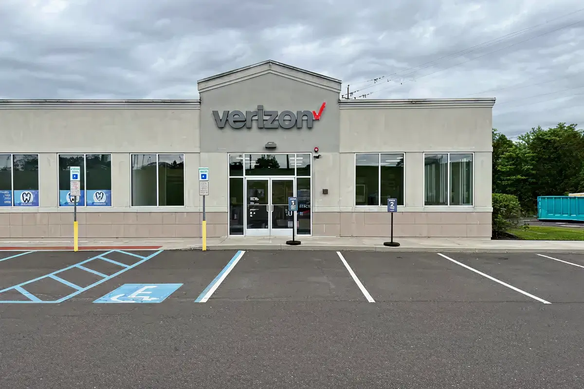 Verizon store in Langhorne, Pennsylvania.