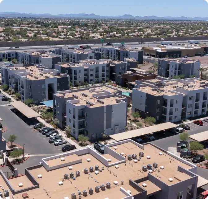 Aerial view of Goodyear, Arizona.